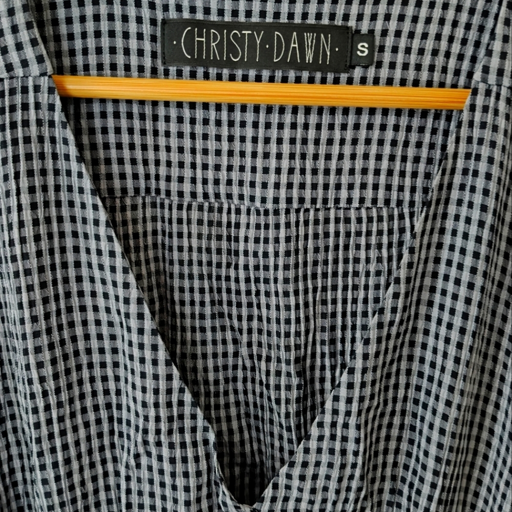 Christy Dawn The Audrey Dress in Gingham Mist